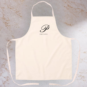 Personalised Script Apron - Blush Pink