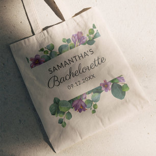 Personalised Script Bachelorette Weekend Party Tote Bag