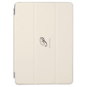 Personalised Script iPad Case - Blush Pink (Front)