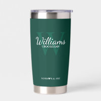 Personalised Script Monogram and Name Groomsmen