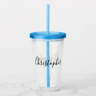 Personalised Script Name Acrylic Tumbler