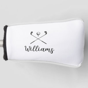 Personalised Script Name Golf Clubs Golf Head Cover