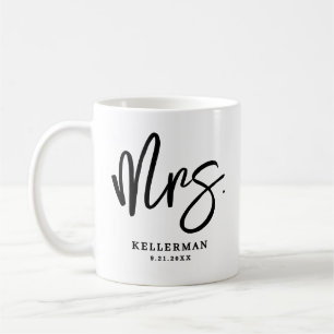 Personalised Script Name Mrs. Coffee Mug