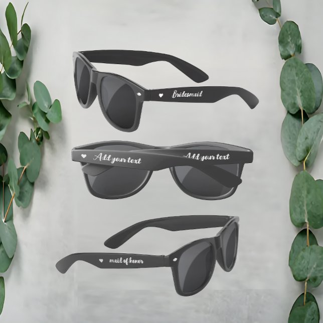 Personalised Script Sunglass | Wedding Party Gifts (Personalised Script Sunglass | Wedding Party Gifts)