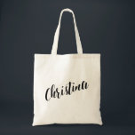 Personalised Script Tote Bag- Christina<br><div class="desc">Personalised Script Tote Bag- Christina</div>