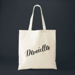 Personalised Script Tote Bag- Daniella<br><div class="desc">Personalised Script Tote Bag- Daniella</div>