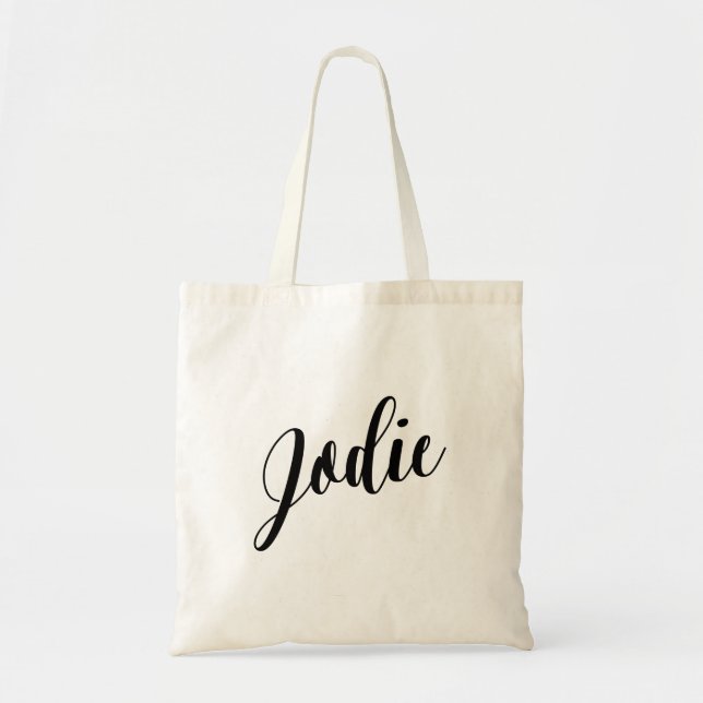 Personalised Script Tote Bag- Jodie Bag (Front)