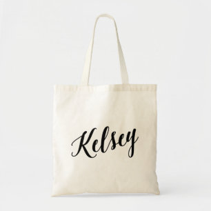 Personalised Script Tote Bag- Kelsey Bag