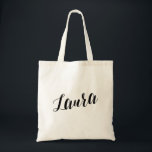 Personalised Script Tote Bag- Laura<br><div class="desc">Personalised Script Tote Bag- Laura</div>