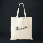 Personalised Script Tote Bag- Shannon<br><div class="desc">Personalised Script Tote Bag- Shannon</div>