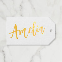 Personalised Script Wedding Name Cards Bridesmaid