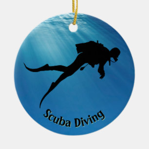 Personalised Scuba Diving Ornament