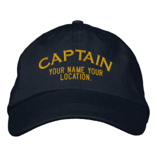 Personalised Sea Captain Hat