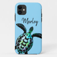 Personalised Sea Turtle Custom Colour Case-Mate iP