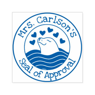 Personalised "Seal of Approval" Self-Inking Stamp