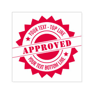Personalised Seal of Approval Self-Inking Stamp