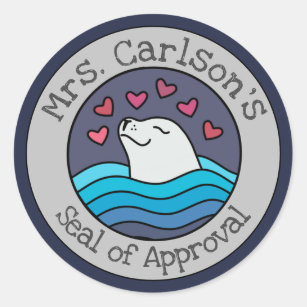 Personalised "Seal of Approval" Stickers