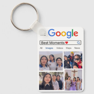 Personalised Search Bar Text custom memory Photos  Key Ring