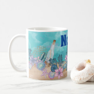 Personalised Seaside Ocean Beach Coffee Mug
