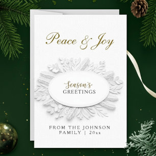 Personalised Seasons Greetings Holiday Card