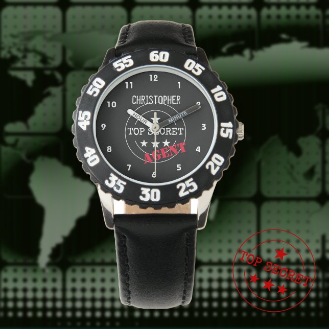 Personalised Secret Agent  Watch (Creator Uploaded)