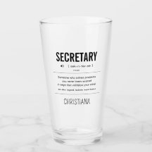Personalised Secretary Funny