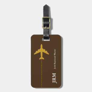 personalised secure travel belongings luggage tag