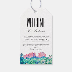 Personalised Sedona Welcome Gift Tag