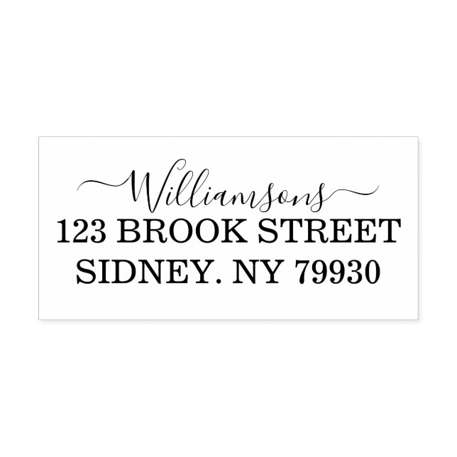 Personalised Self-inking Stamp (Design)