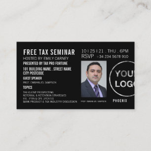 Personalised Seminar/Conference Ticket Invitation