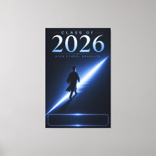Personalised Senior 2026 Graduation Gift Canvas Print