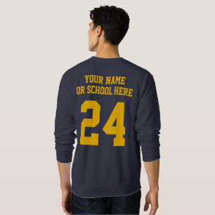 Personalised Senior Class High School Colours Team Sweatshirt