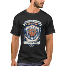 Personalised Senior Night Basketball T-Shirt