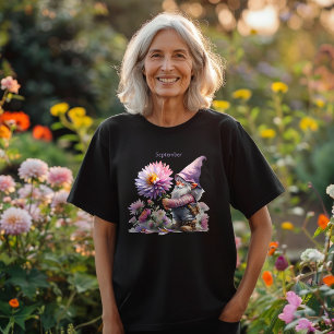 Personalised September Birth Month Garden Gnome  T-Shirt