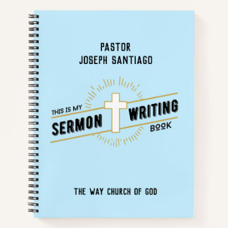 Personalised Sermon Writing Notebook