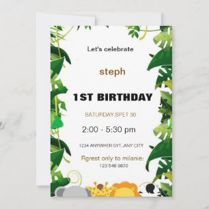 personalised sesame street birthday invite