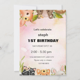 personalised sesame street birthday invite