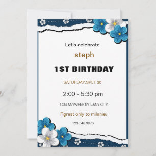 personalised sesame street birthday invite