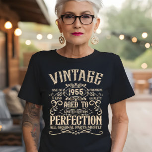 Personalised seventy vintage 70th birthday T-Shirt