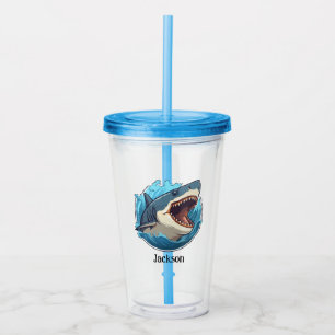 Personalised Shark Tumbler – Fierce and Fun Design