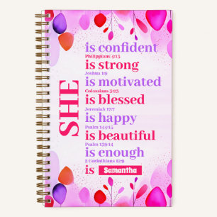 Personalised She Is Me Christian Women Journal