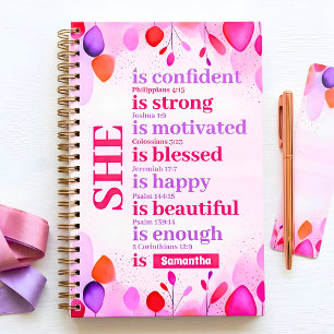 Personalised She Is Me Christian Women Journal