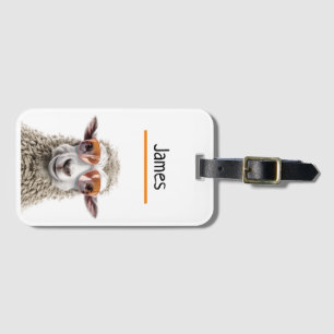 Personalised Sheep Luggage Tag
