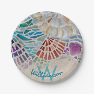 Personalised Shell  Paper Plate
