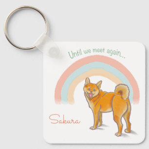 Personalised Shiba Inu Keychain – Name & Photo