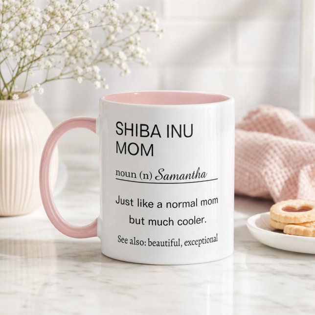 Personalised Shiba Inu Mum Mug (Creator Uploaded)