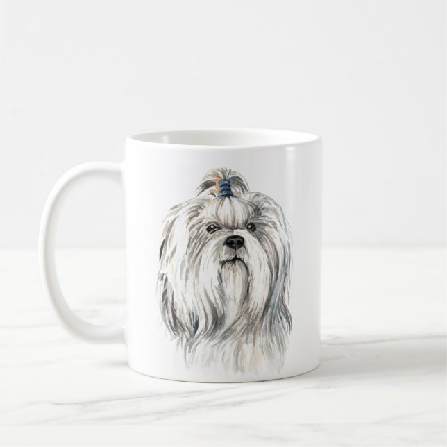 Personalised Shih Tzu Coffee Mug (Left)