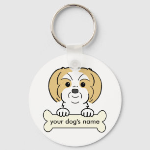 Personalised Shih Tzu Key Ring