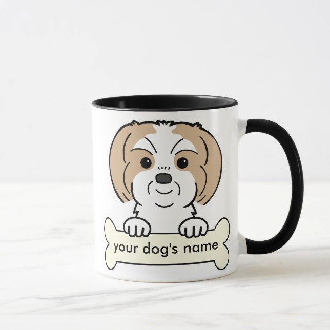 Personalised Shih Tzu Mug (Right)