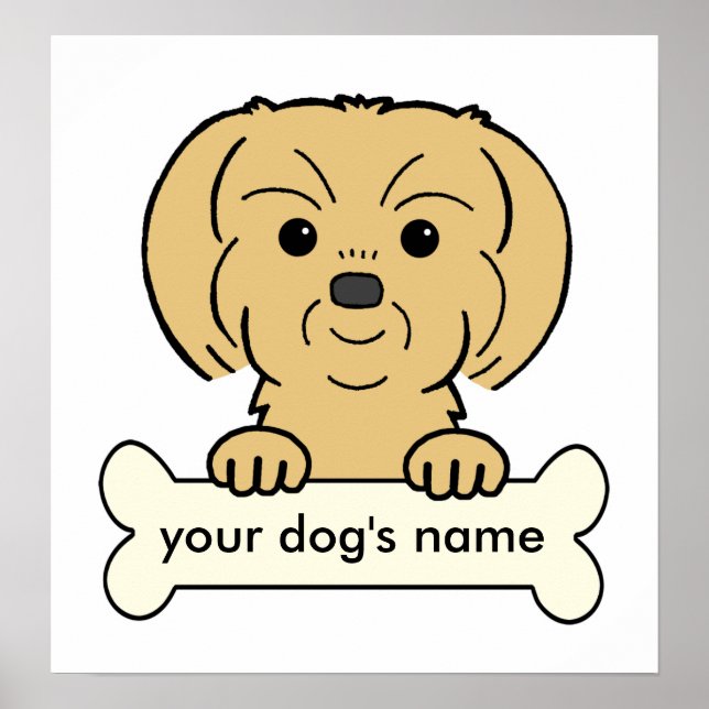 Personalised Shih Tzu Poster (Front)